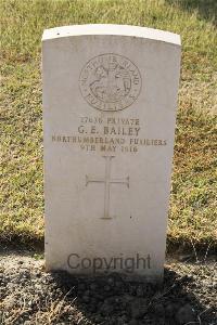 Ismailia War Memorial Cemetery - Bailey, G E